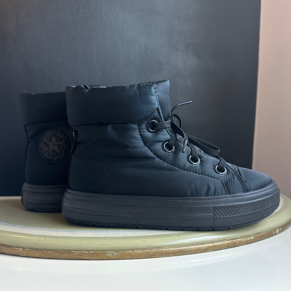 Converse Black Puffer High-Top Sneaker Boot - Picture 6 of 6